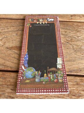 Vtg 2000 Susan Winget Dear Teacher Collection Magnetic Note Pads List